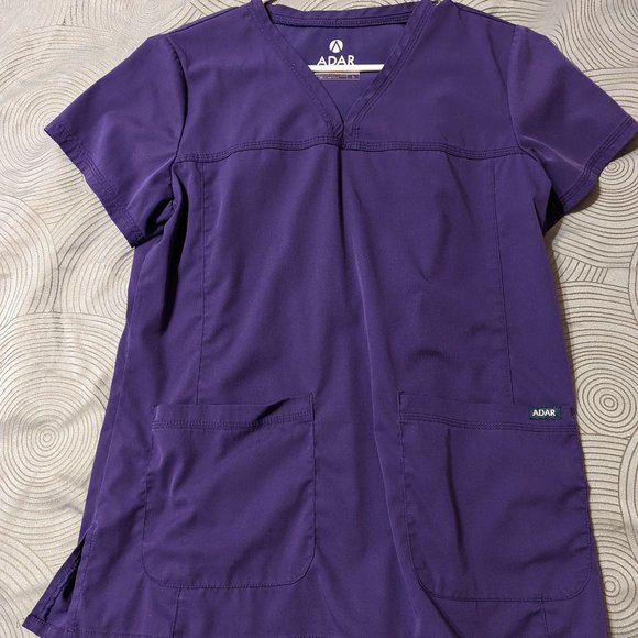 Adar Pro Scrubs Sweetheart V-Neck Scrub Top - Picture 1 of 1